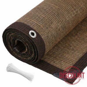 2x5m Brown Garden Screening
