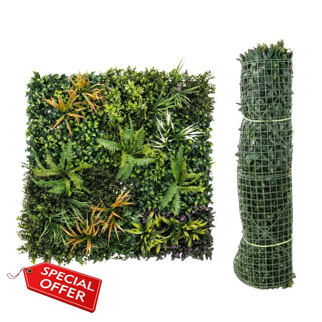 Outsunny Grass Wall Panels