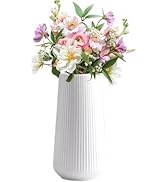 Ceramic Vase Set of 3 Dried Flowers Ceramic Vases Decorative Flowers Vases Rustic Farmhouse Style...