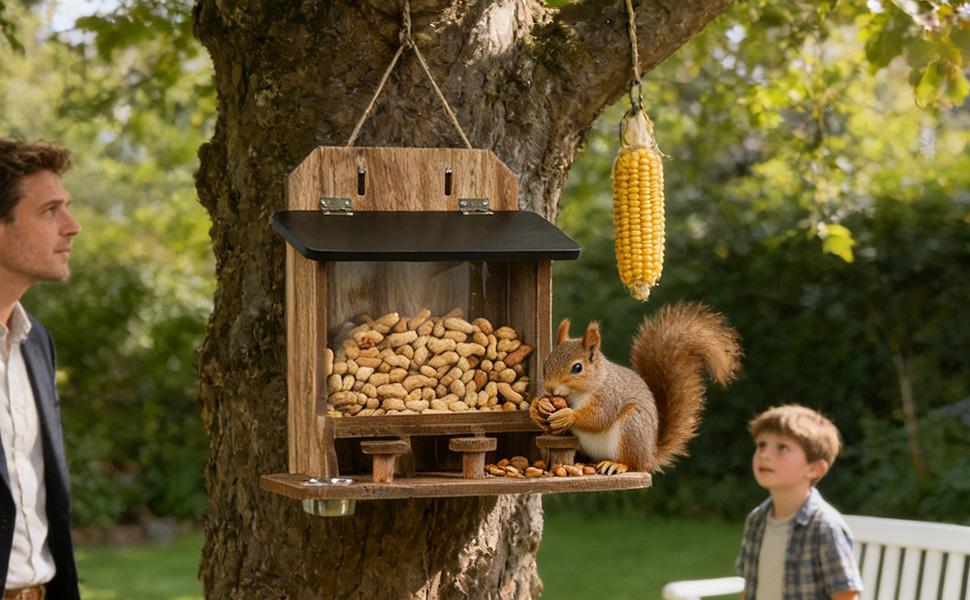 Squirrel Feeder Houses for Outside