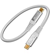 CABLAPTOP Thunderbolt 5 cable 2m, Upto 120Gbps Data Compatible with Thunderbolt 5,Thunderbolt 4 C...