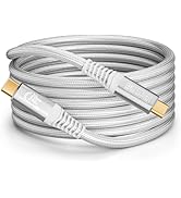 Silver-colored braided USB cable shown in various positions, displaying both ends with gold-plated connectors and flexible cable design.
