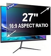 Ruord 2 Pack Privacy Screen for 24 Inch 16:10 (51.9x32.5cm) computer Monitor - Blue Light Filter ...