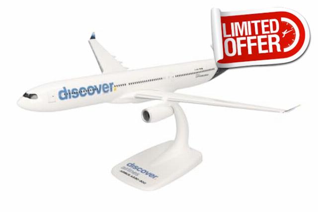 Herpa Snap-Fit airplane model Discover Airlines Airbus A330-300