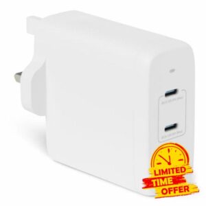 Amazon Basics Fast Charging USB C Nano GaN Wall Charger