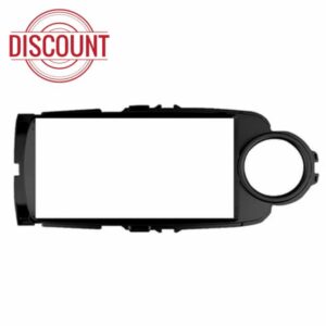 Car Radio Frame Installation Kit 2 Din Car Radio Fascia For Toyota For Yaris 2012-2017 Auto Stereo Audio Player DVD Panel Dash Kit Frame Center Console Holde