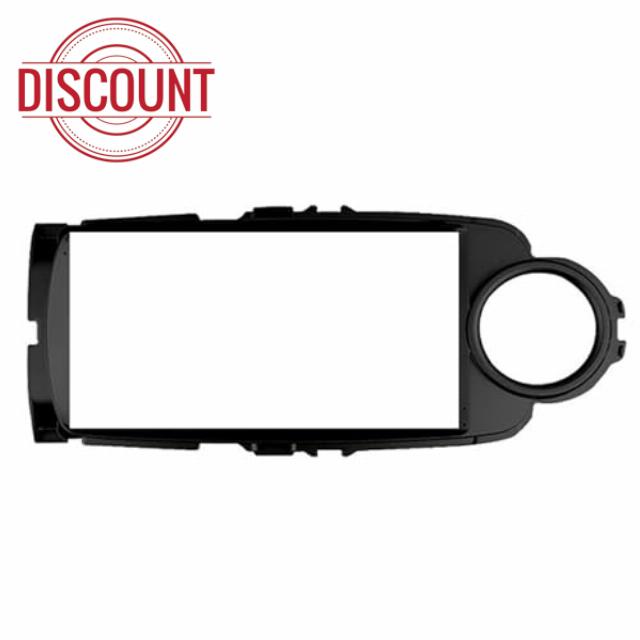 Car Radio Frame Installation Kit 2 Din Car Radio Fascia For Toyota For Yaris 2012-2017 Auto Stereo Audio Player DVD Panel Dash Kit Frame Center Console Holde