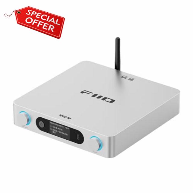 FiiO BR15 R2R Desktop Bluetooth Receiver (Silver)