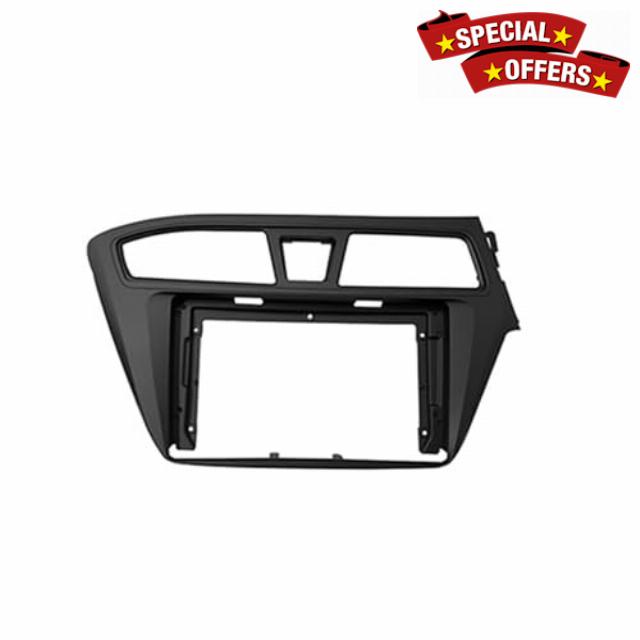 Car Stereo Radio Frame Front Panel Fit For Hyundai I20 2014-2018 2Din Head Unit Stereo Dash Cover Trim 9 Inch Car Radio Fascia(RHD frame)