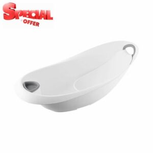 simpa Newborn Baby Bath Tub with Detachable Anti Slip Support and Draining Soap Tray