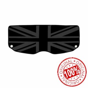 Rear Trunk Parcel Shelf Car Trunk Window Pad For MINI For Cooper For One S For JCW R56 F55 F56 F66 F65 F60 R60 For Countryman Auto Styling Interior Luggage Cover(Black Flag