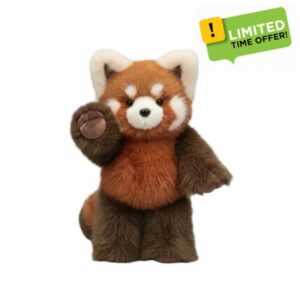 Running Plushie Stress Relief Little Lamb Panda Red Panda Cow Stuffed Animal Shaking Interactive Moving Legs Desktop Fidget Toy Soft Cuddly Pal Sensory Gift for Office Bedroom Home