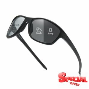 Myiaur Photochromic Running Sunglasses for Women Men Polarised Wrap Around Sports Cycling Glasses with UV400 Protectio