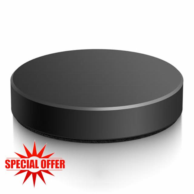 Aluminium Vinyl Turntable Record Weight Stabiliser 200g (±5g) with Felt Damping Base for Playback Stability