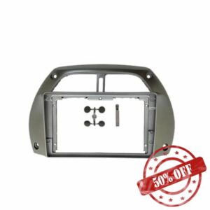 Radio Fascia 9 INCH Radio Frame Fit For TOYOTA RAV4 2001 2002 2003 2004 2005 2006 Fascia Dash Mount Kit Bezel Car Screen Dashboard Stand(A frame)