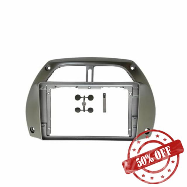 Radio Fascia 9 INCH Radio Frame Fit For TOYOTA RAV4 2001 2002 2003 2004 2005 2006 Fascia Dash Mount Kit Bezel Car Screen Dashboard Stand(A frame)