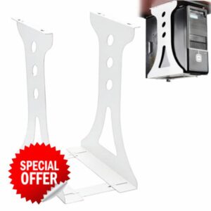 Under Desk Black PC Holder