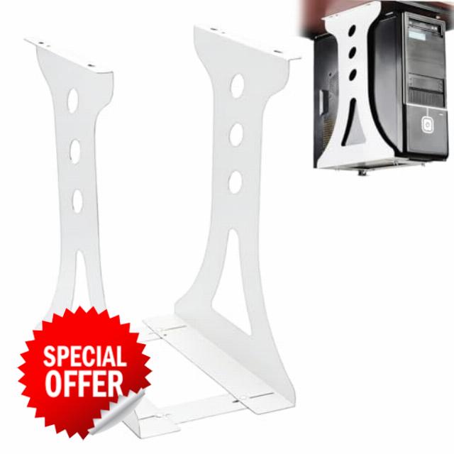 Under Desk Black PC Holder