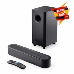 MAJORITY Bowfell Axis Dolby Atmos Soundbar with Wireless Subwoofer | Dolby Atmos
