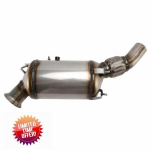 Areyourshop for BMW 120d 320d 520d N47 Diesel Particulate Filter DPF 163bhp 177bhp 184bhp Direct Replacement Stainless Steel 18307812279 18307812281 18308509232 7797591