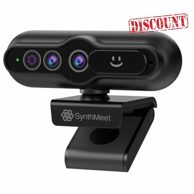 2K Windows Hello Webcam with Microphone