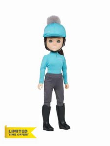 LeMieux Toy Rider Florence - Fits Perfectly on Toy Ponies - Includes Removable Matchy Matchy Clothing - Suitable for Ages 3+