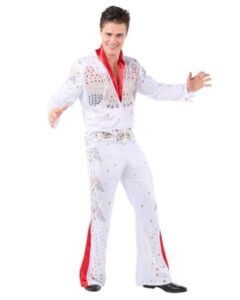 Funidelia Costume de Elvis for adults - Official pour homme Officielle - Inclus jumpsuit and scarf