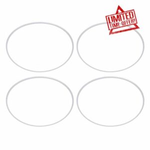Wheel Rim Protector Scratch Resistant Guard Ring for 19 Inch Hub Silver Universal Installation for Automotive Enthusiasts