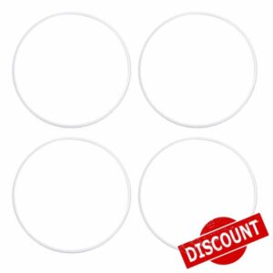 4Pcs Wheel Rim Protector Guard Ring Aluminum Alloy Scratch Resistant 360 Degree Protection Self Adhesive No Tire Removal for 19 Inch R19 Hub with Silver Colo