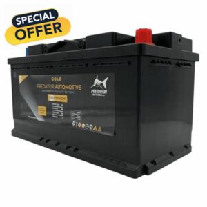 Gold 019 AGM Car Battery | 12V 90Ah 1100CCA PR-019-AGM | High Performance Maintenance Free Car Battery for Start Stop Vehicles | Advanced Automotive AGM Battery with Heavy Duty