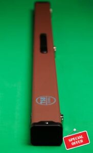 TSB Cues Lightweight Sturdy Pool/Snooker Cue Case for 3/4 Jointed Cues - Available in Black