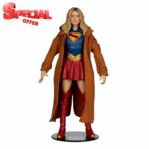 McFarlane DC Multiverse Supergirl and Krypto (Supergirl Movie) 7in Gold Label Action Figure (Deluxe Theatrical Edition) Toys