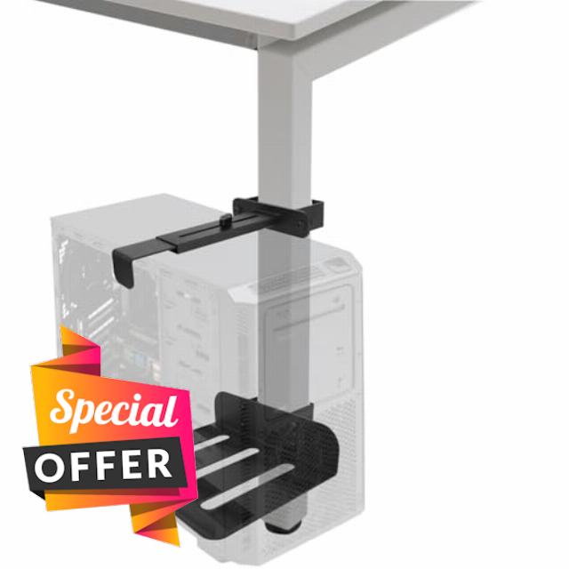 Under Desk Computer Mount for Standing Desk