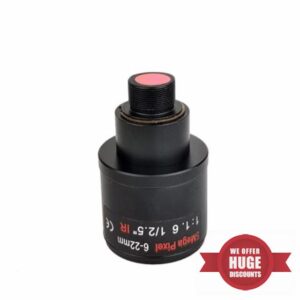 6-22mm 2.8-12mm HD Megapixel Manual Varifocal Lens With 650nm IR Filter M12 Mount Manual Focus And Zoom Lens For Action Cam(2.8-12mm)