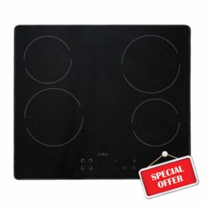 CDA 4 Zone 58cm Ceramic Hob - Black