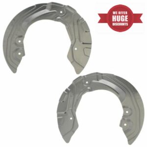 XYZ Parts Front Brake Brake Disc Dust Shields Splash Guards Covers Compatible with BMW 3 Series E92 Coupe 2007-2013 Drivers & Passengers Side Replaceme