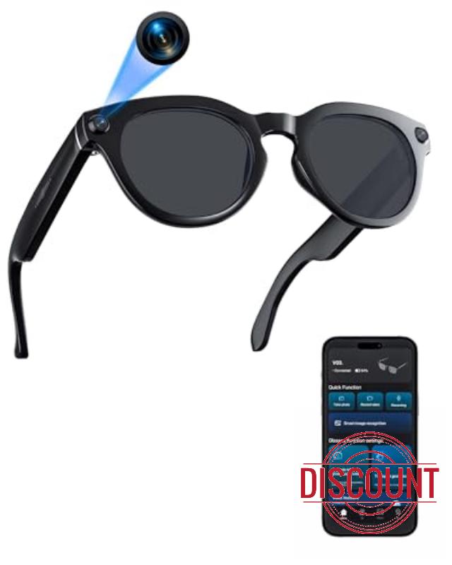 Smart Glasses with Camera and Bluetooth