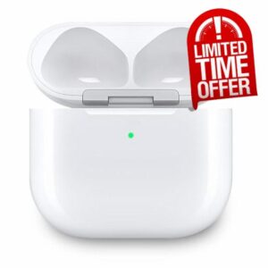 Replacement Wireless Charging Case for AirPods 4. No Earbuds Wireless Charging Case ONLY for AirPods 4