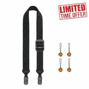 TARION Camera Strap Quick Release - Four Magnetic Beads Snap with Adjustable Camera Neck Shoulder Crossbody Wrist Strap for SLR DSLR Digital Mirrorless Camera (Magislide)