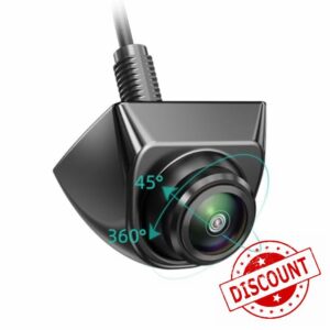 High Compatibility 360° Rotatable Rear View Camera Support AHD 1080P/CVBS 720P Car Rear View Camera Starlight Night Vision IP69K Waterproof 170° Ultra Wide Angle