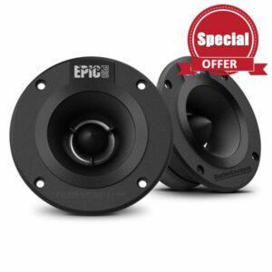 AudioControl EPICPRO4T 4" Bullet Tweeter Car Speakers (Pair) – 80 W RMS High-Output Ultra-Clear High Frequencies