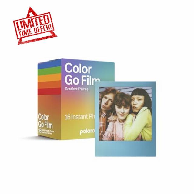 Polaroid - Instant Color Film for Go Camera- Gradient Frame - Double Pack (16 Photos)