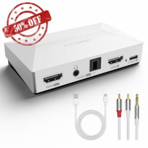 MOSWAG 4K@60Hz HDMI Audio Video Signal Extractor