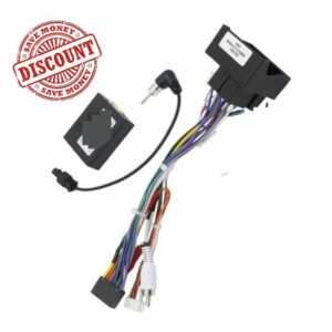 Car Radio Frame Installation Kit For A3 8P 2008-2012 9 Inch 2DIN Car Radio Fascia Frame Wiring Harness Adapter With CAN Bus Decoder Android Multimedia(A cable canbus)