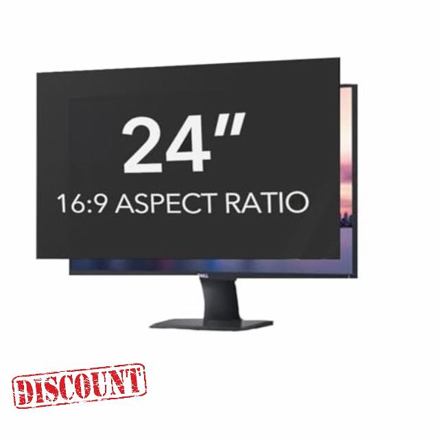 15 In Computer Monitor Security Shield 15.6 In Laptop Screen Shield 24 Inch Computer Privacy Screen Filter 24in Removable Filter(22inch/47.4x29.6 cm)
