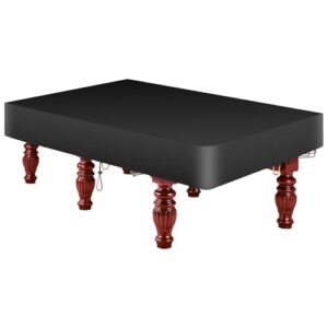 7 Feet Billiard Table Cover for Indoor & Outdoor - Black (92" LX 52" WX 8“H)