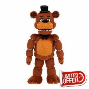 Jazwares Five Nights at Freddy’s 16” Poseable Sound Classic Freddy Plush - Ages 8+