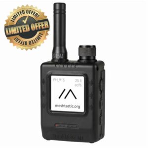 LoRa Meshtastic Transceiver with GPS and nRF52840 - ThinkNode M1 with 1.54" EPD Screen and Case