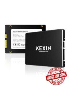 KEXIN 2.5" SATA III Internal SSD 128GB - Up to 450MB/s Read and 330MB/s Write Speed High Speed SSD for Laptop and Desktop PC