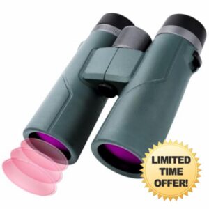 Keswo Binoculars for Adults 10x42 Binoculars High Power (green)